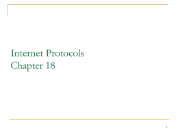 Internet Protocol - 7th Semester Notes