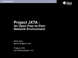 Project JXTA