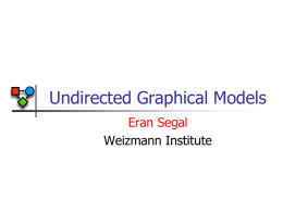 Undirected Graphical Models