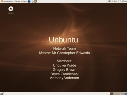 Unbuntu Installation