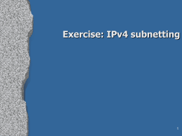 Ex. 02 - IP Subnet