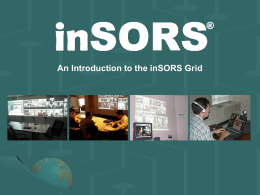 An intro to the inSORS Grid