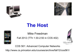The Host Mike Freedman