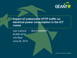 Impact of undesirable HTTP traffic on electrical power consumption