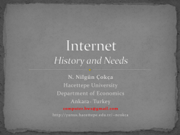 Internet History and Structure