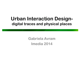 UrbanIxD2014x - Interaction Design Centre