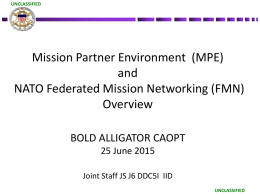MPE - FMN Overview 25 June 2015x