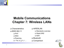 Mobile Communications