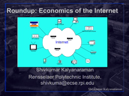 Economics of Attention - ECSE - Rensselaer Polytechnic Institute