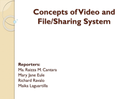 Components of File/Sharing System