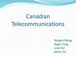 Canadian Telecommunications (RCI.B, BCE, MBT)