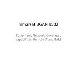 Inmarsat BGAN 9502