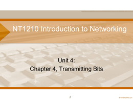 Introduction to Networking ITT Version