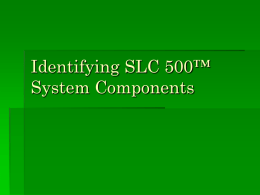 SLC 500 Hardware