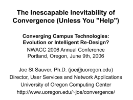 The Inescapable Inevitability of Convergence
