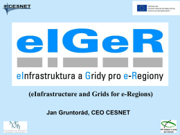 e-Infrastructure and Grids for e-Regions