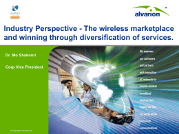 The wireless marketplace and