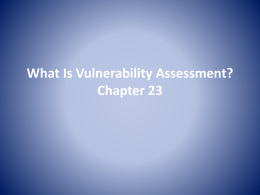 What Is Vulnerability Assessment?