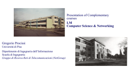 title of the course - Università di Pisa