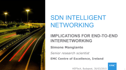SDN Intelligent Networking