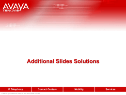 PPT Additional slides solutions