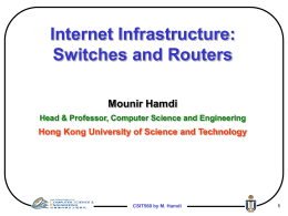Introduction: General Overview of the Internet - hkust cse