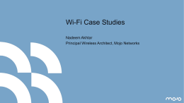 Wi-Fi Case Studies - Deployment, Troubleshooting and