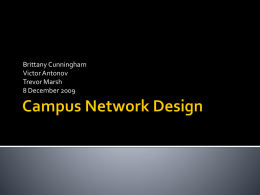 Campus Network Design