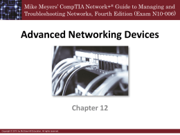 Advanced Networking Devices