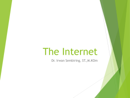 The Internet - Irwan Sembiring