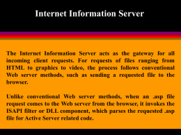 from the Windows NT Server, or a Windows NT Server with IIS