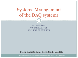 system_management_DAQ@LHC2x