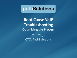 Root-Cause VoIP Troubleshooting.ppsx