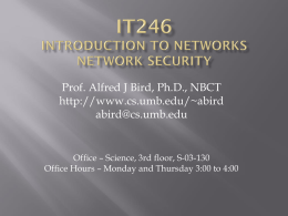 security attack - IT246-Introduction to Networks