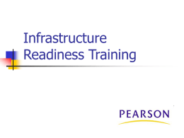 Infrastructure Readiness Training