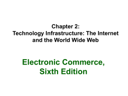 Technology Infrastructure: The Internet and the World Wide Web