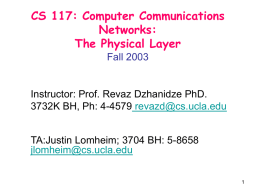 CS 117: Computer Communications Networks