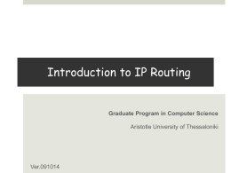 show ip route