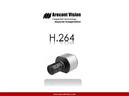 Arecont Vision_H.264 Presentation_09.08x