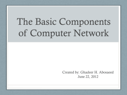 Network Components - Online Computer Networking Course