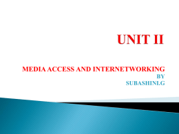 Media Access and Internet Workingx