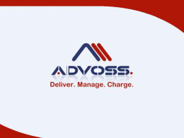 AdvOSS Service Delivery Platform Service Delivery Engine