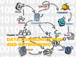 c12- Data Communication n Networkingx