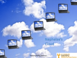 Nephelae*s Cloud - Laboratory for Internet Computing