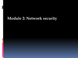 module 2 network security unit 1x