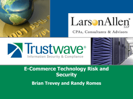 E-Commerce Technology Risk and Security
