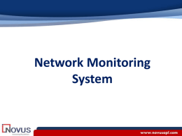 Network Monitoring System (NMS)