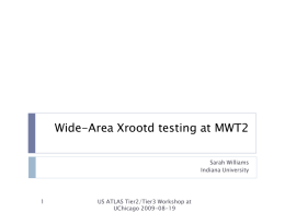 Wide-Area Xrootd testing at MWT2