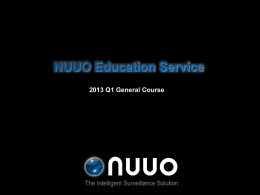NUUO Company Presentation