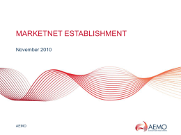 MarketNet Establishment Presentation